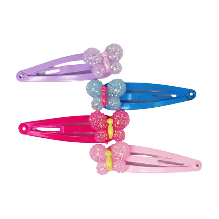 Sparkle Butterfly Hair Clips