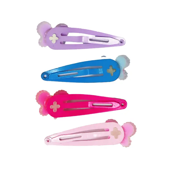 Sparkle Butterfly Hair Clips