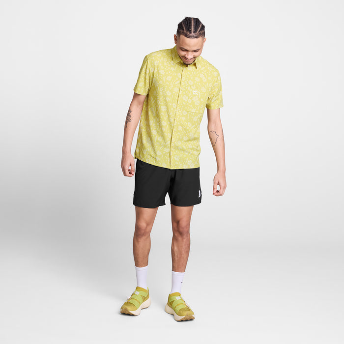 Saysky Speedland x Saysky Tech Shirt Yellow Flower 1067 ZM25002
