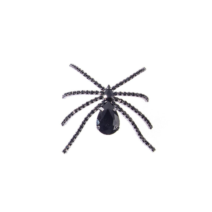 Spider Brooch Pin In Black - Macoma Boutique315 Jewelry