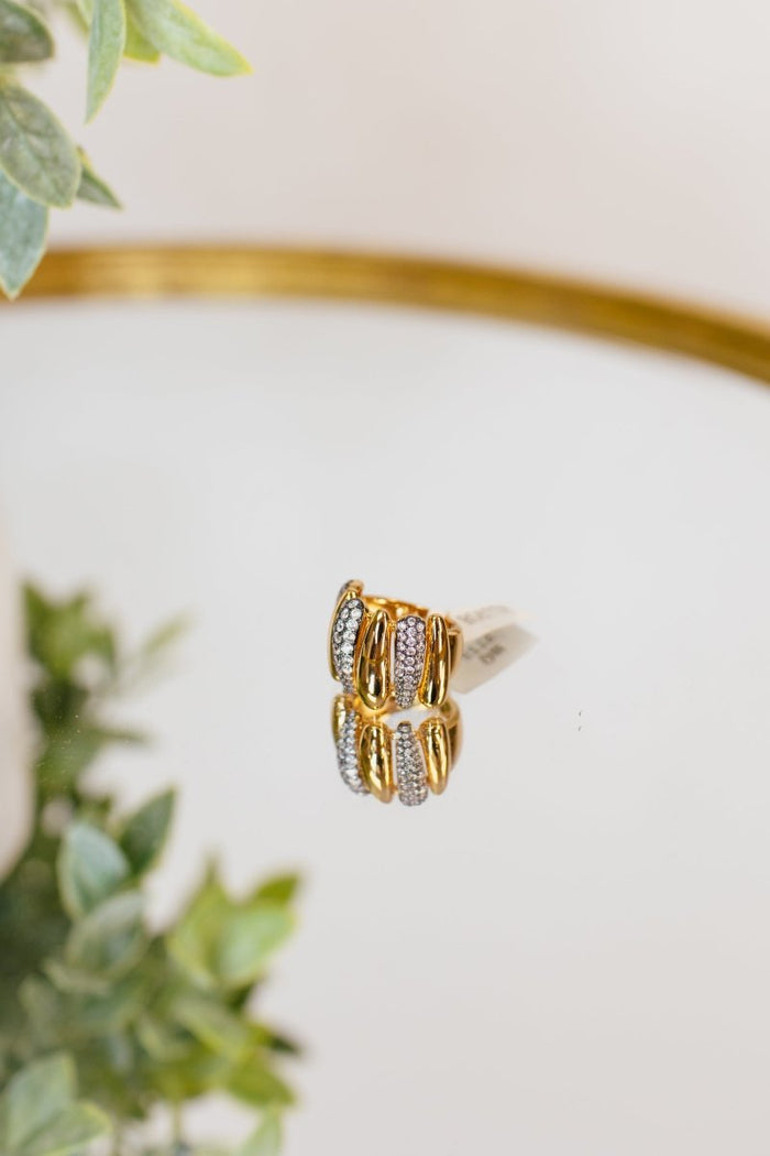 Spike Pave Ring - Macoma Boutique555 Presales