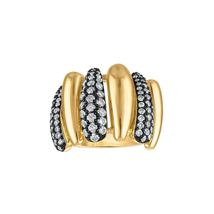 Spike Pave Ring - Macoma Boutique555 Presales