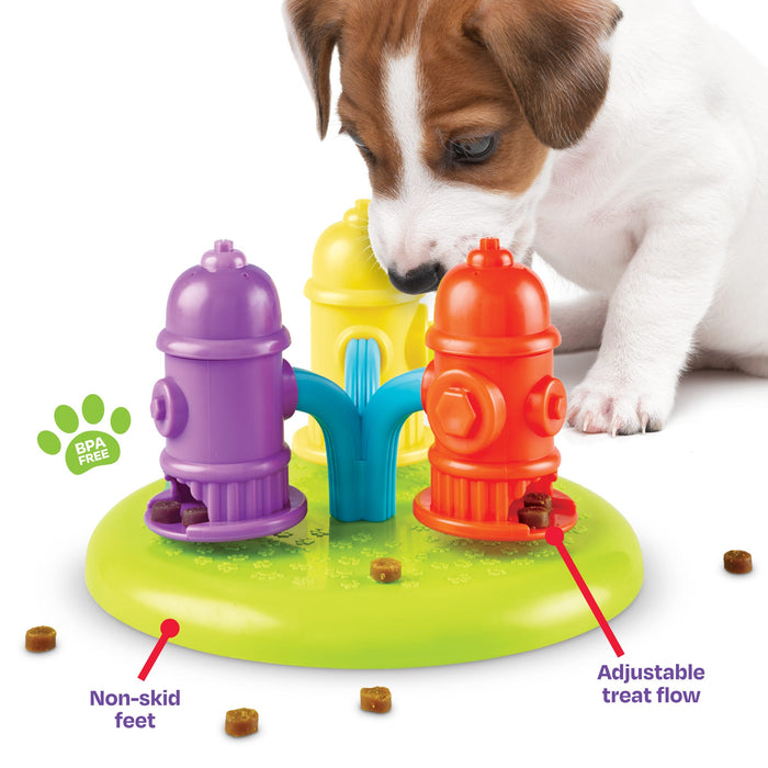 Spinning Hydrants Treat Puzzle