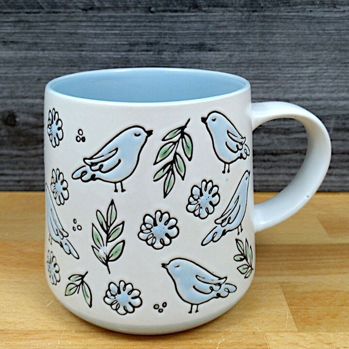 Spring Bird Coffee Mug 16oz (473ml) Embossed Tea Cup by Blue Sky