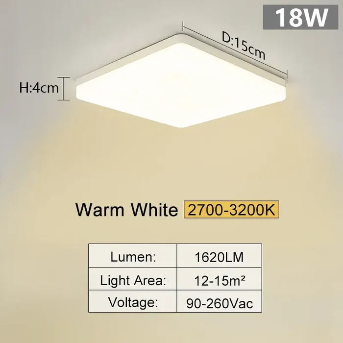 18W Warm White