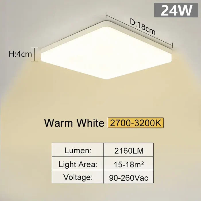 24W Warm White
