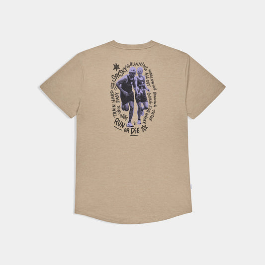 Saysky Statement Combat Pro T-Shirt Sand 8001 SM25039