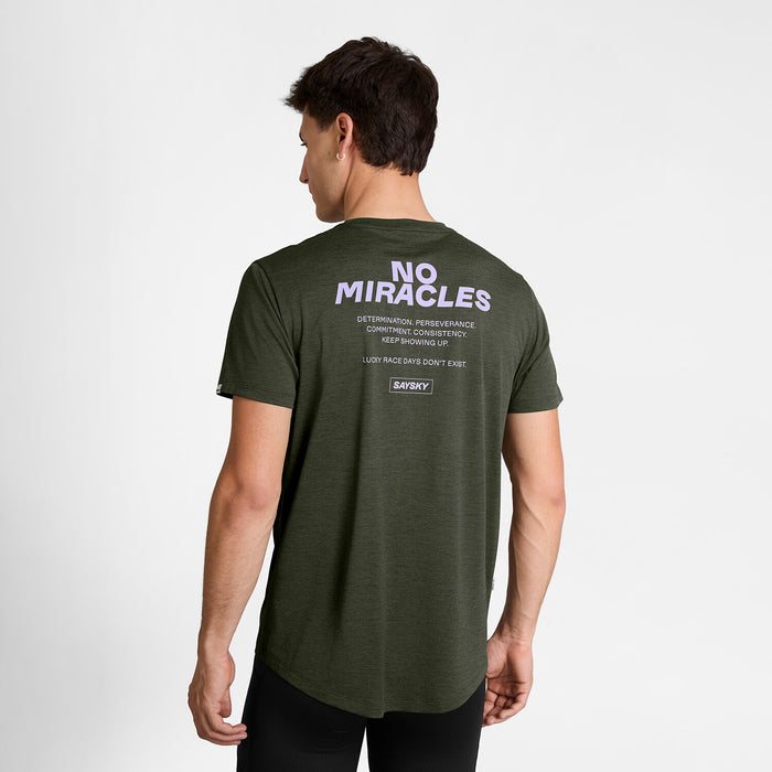 Saysky Statement Combat Pro T-Shirt Green 301 SM25039