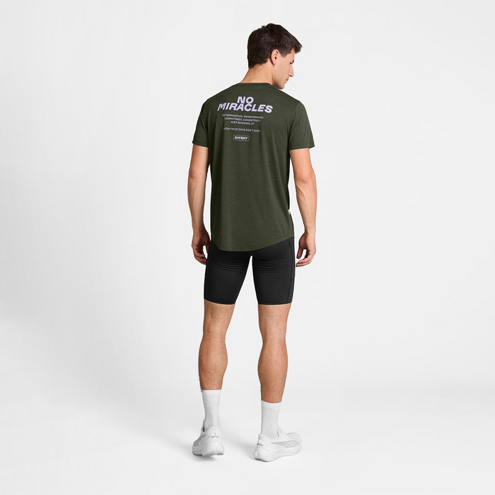 Saysky Statement Combat Pro T-Shirt Green 301 SM25039