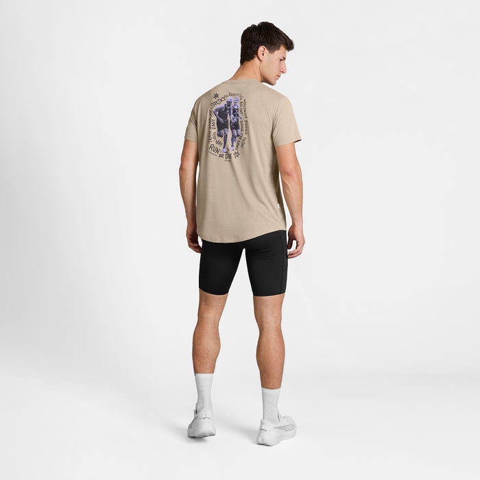 Saysky Statement Combat Pro T-Shirt Sand 8001 SM25039
