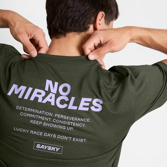 Saysky Statement Combat Pro T-Shirt Green 301 SM25039