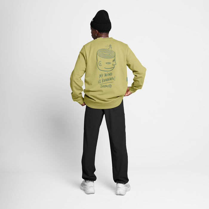 Saysky Statement Everyday Crewneck Green 312 ZM60001
