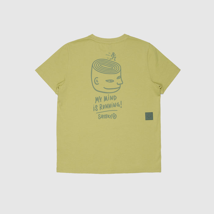 Saysky Statement Everyday T-shirt Green 312 ZM25005