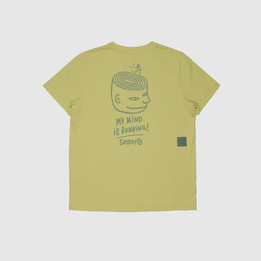 Saysky Statement Everyday T-shirt Green 312 ZM25005