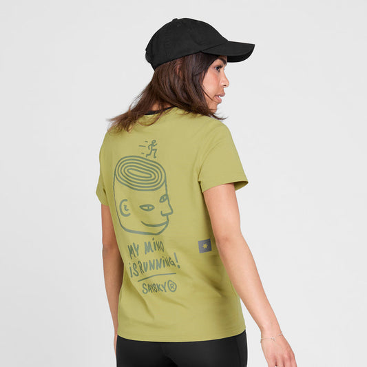Saysky Statement Everyday T-shirt Green 312 ZW25001