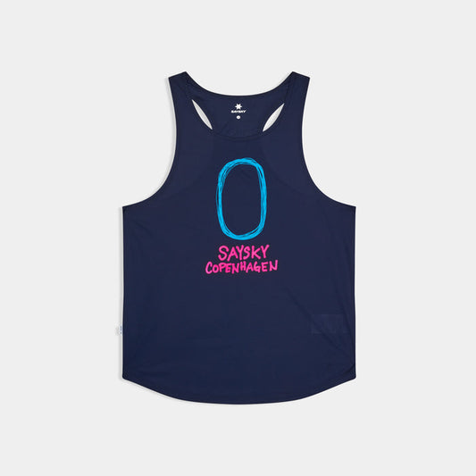 Saysky Statement Flow Singlet Blue 201 SM30019