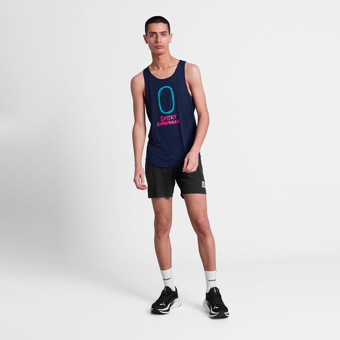 Saysky Statement Flow Singlet Blue 1014 SM30019