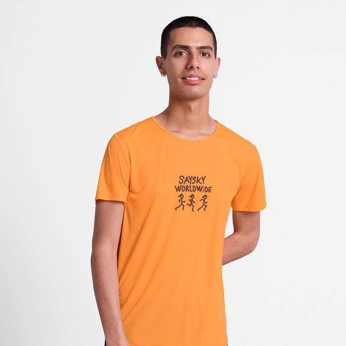 Saysky Statement Flow T-shirt Orange 419 SM25027
