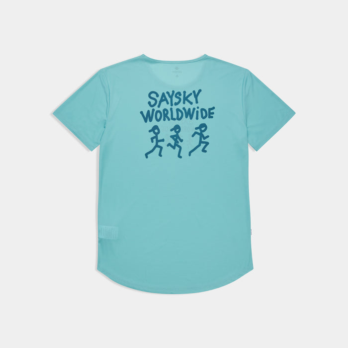 Saysky Statement Flow T-shirt Blue 228 SM25027
