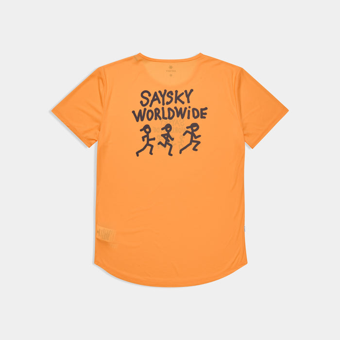 Saysky Statement Flow T-shirt Orange 419 SM25027