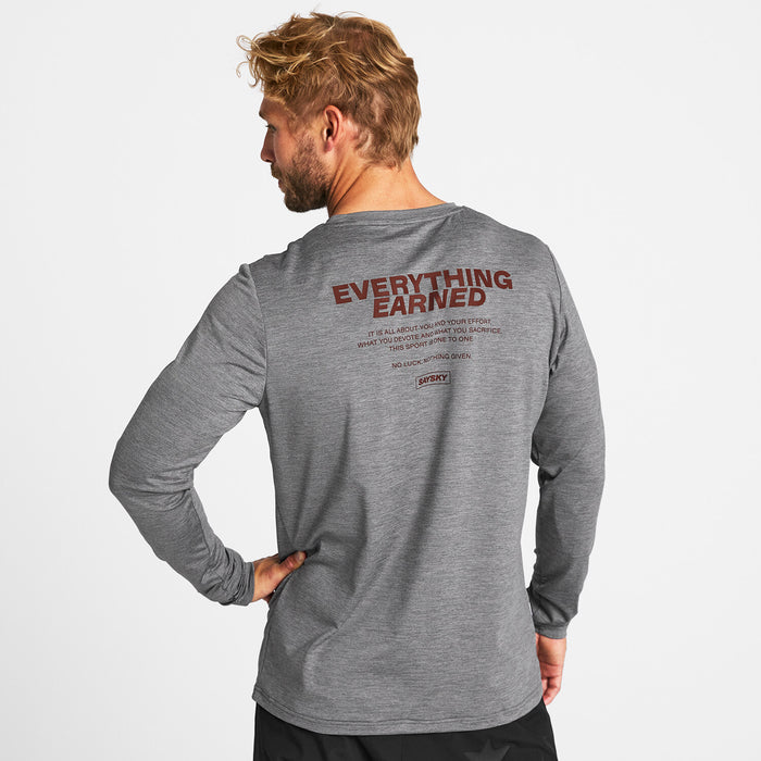 Saysky Statement Pace Long Sleeve Grey 6004 OMRLS22C6004