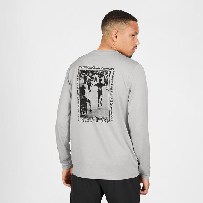 Saysky Statement Pace Long Sleeve Grey 6008 SM20012