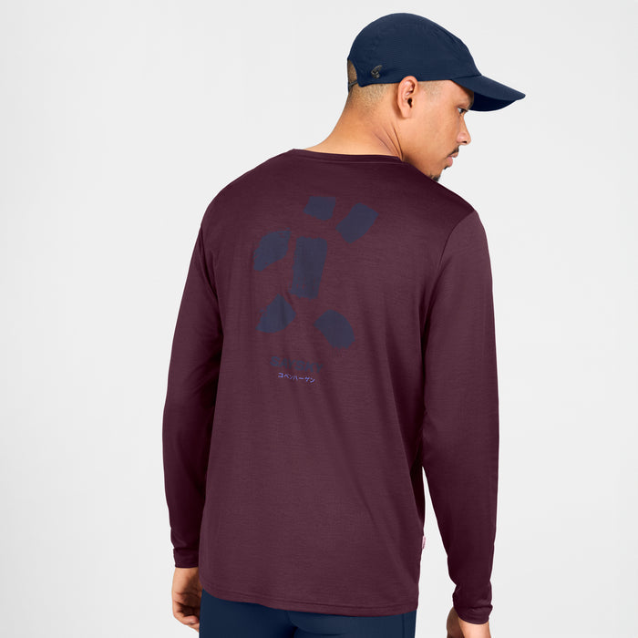 Saysky Statement Pace Long Sleeve Burgundy 5011 SM20010