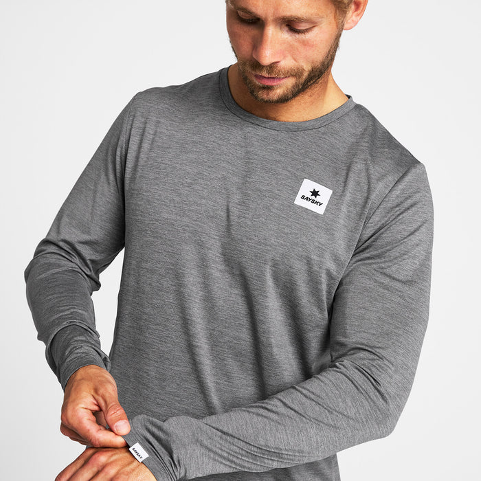 Saysky Statement Pace Long Sleeve Grey 6004 OMRLS22C6004