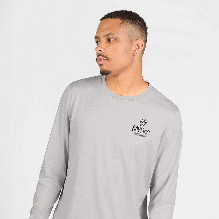 Saysky Statement Pace Long Sleeve Grey 6008 SM20012