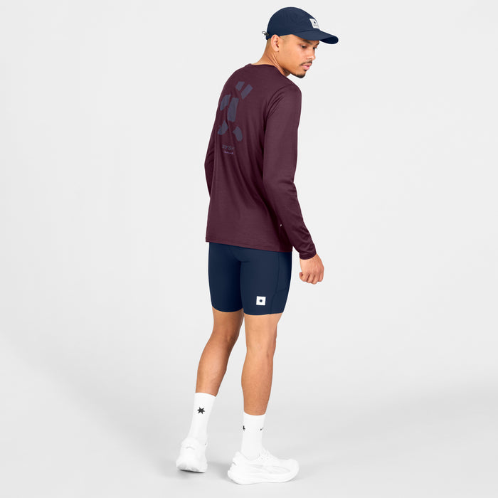 Saysky Statement Pace Long Sleeve Burgundy 5011 SM20010