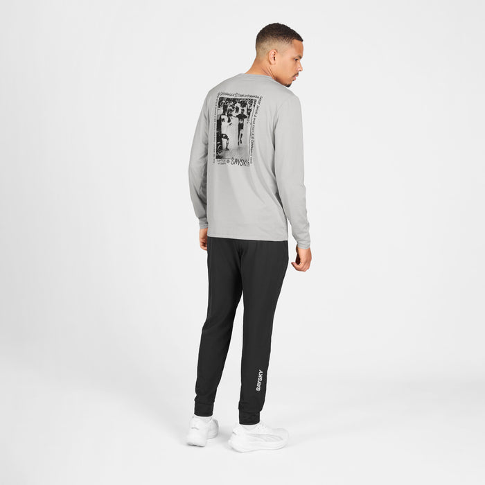 Saysky Statement Pace Long Sleeve Grey 6008 SM20012