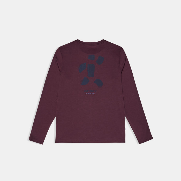 Saysky Statement Pace Long Sleeve Burgundy 5011 SM20010