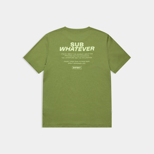 Saysky Statement Pace T-shirt Green 3011 SM25021
