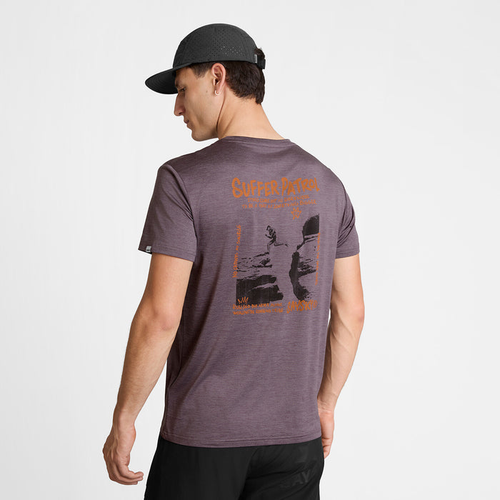 Saysky Statement Pace T-shirt Purple 7014 SM25038
