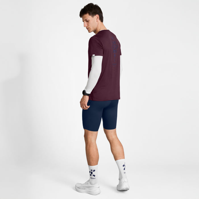 Saysky Statement Pace T-shirt Burgundy 5011 SM25034