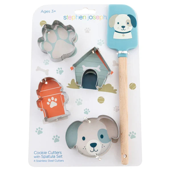 Stephen Joseph Cookie Cutter with Spatula Set - Puppy