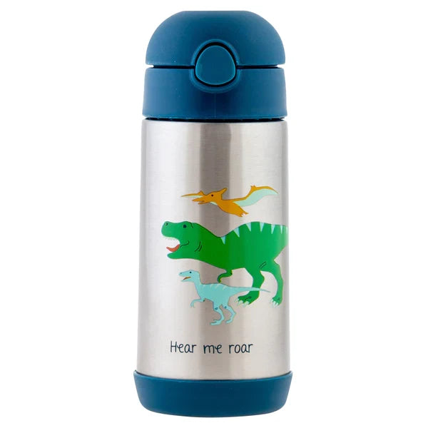 Stephen Joseph Double Wall Stainless Steel Bottle - Dino