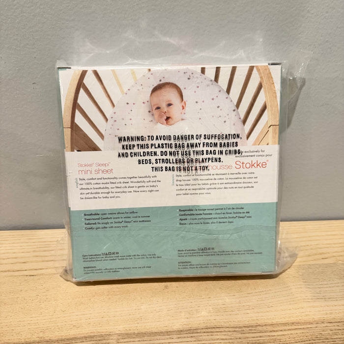 Stokke Sleepi mini sheet - 18 x 26 inches - New with box