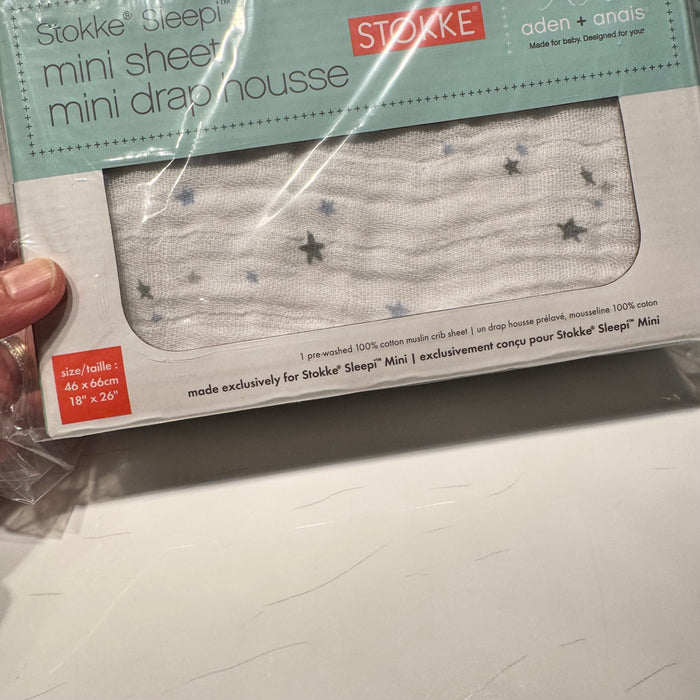 Stokke Sleepi mini sheet - 18 x 26 inches - New with box