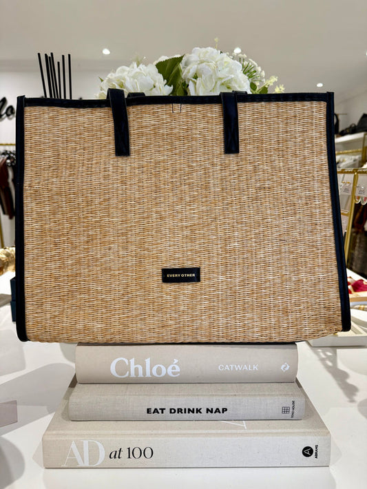 Straw Box Tote Bag (3 Colours)