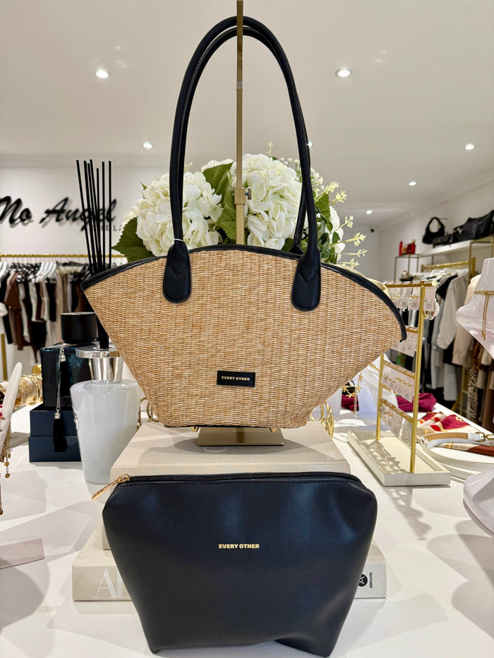 Straw Curve Top Grab Bag (3 Colours)