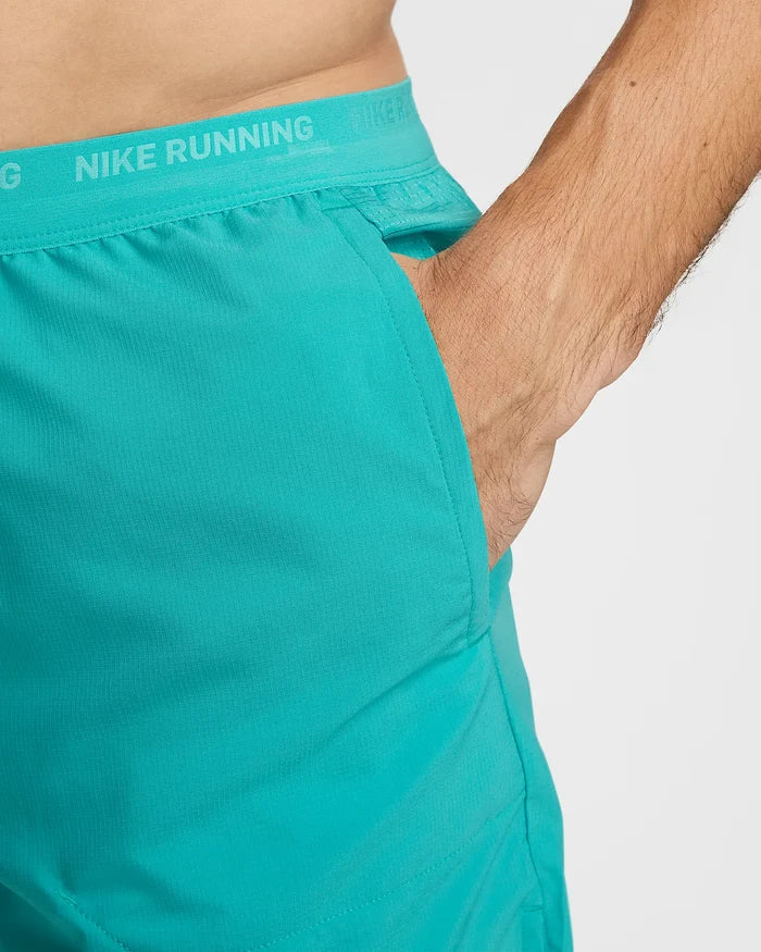 Nike Stride Dri-FIT 7" Brief-Lined Running Shorts Men's - Cactus/Black