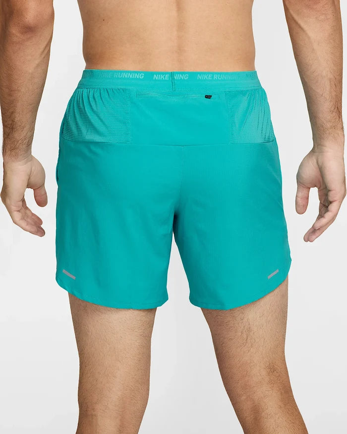 Nike Stride Dri-FIT 7" Brief-Lined Running Shorts Men's - Cactus/Black