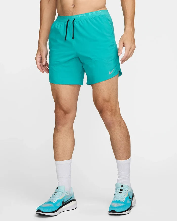 Nike Stride Dri-FIT 7" Brief-Lined Running Shorts Men's - Cactus/Black