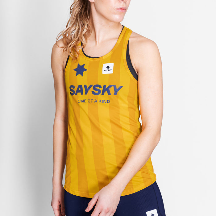 Saysky Stripe Combat Singlet Yellow Stripes 008 NWRSI31C008