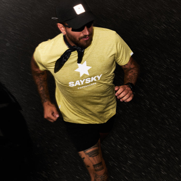Saysky Suffer Patrol Combat Pro T-Shirt Yellow 4009 ZM25011