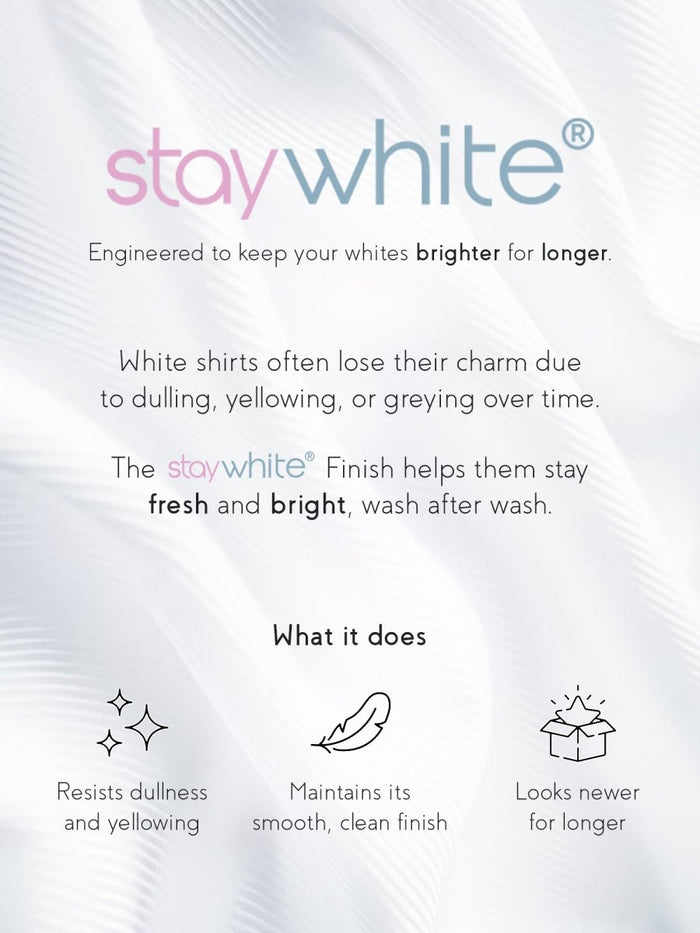 Crossway White Pop Over Hooded Shirt - Rana's favourite