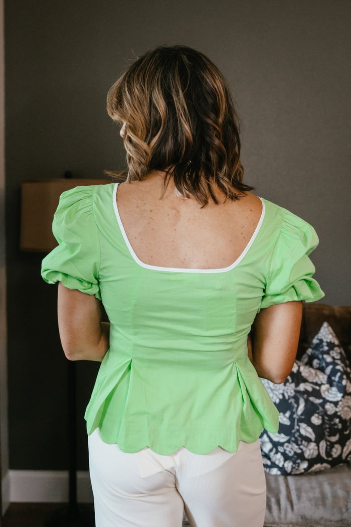 Sweet Pea Top - Macoma Boutique100 Short Sleeve