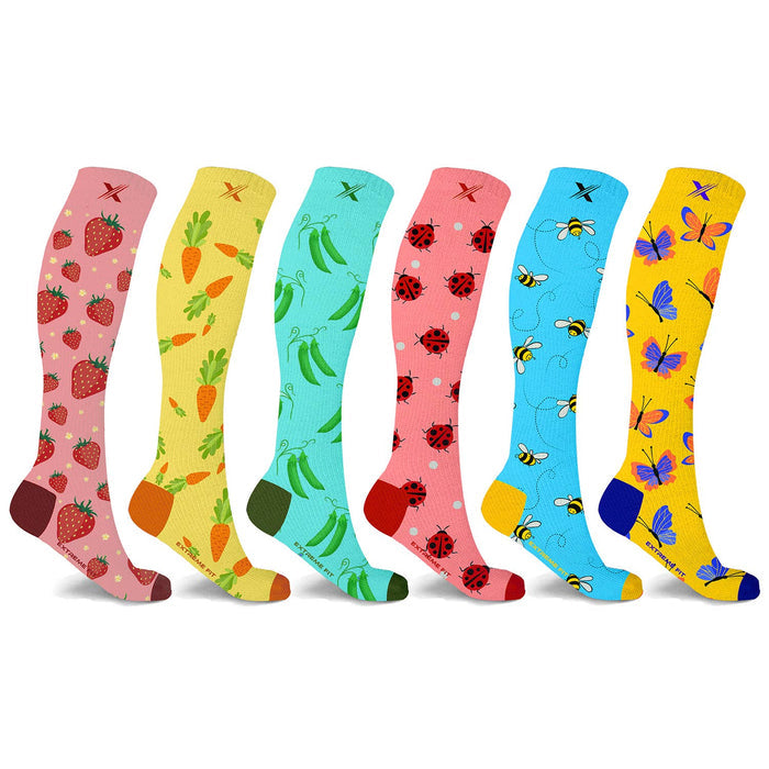 Sweet Tooth Knee-High Compression Socks - Small/Medium (1 Pair)