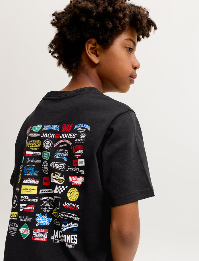 T-shirt à logos au dos pour ado garçon